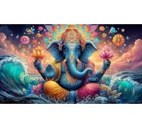 Indian-deity-statue Puzzle Game 1000 Piece Recycled Paper Impossible Hard Difficult Challenging for The Whole for Women, Gifts for Men 70x50cm/1000pcs