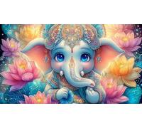 Indian-deity-statue Puzzle Game 1000 Piece Recycled Paper Impossible Hard Difficult Challenging for The Whole for Women, Gifts for Men 70x50cm/1000pcs