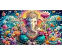Indian-deity-statue Recycled Paper Jigsaw Puzzles 1000Pc Educational Games Fun and Challenging Family Game Great Gift Idea for Adults Kids 70x50cm/1000pcs