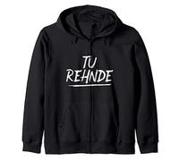 Indian Desi Tu Rehnde Sarcastic Funny Punjabi Zip Hoodie
