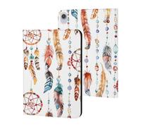 Indian Dream Catcher Crystal Feather Slim Case Compatible with iPad 10th 9th 8th 7th Generation 2022 2021 2020 2019 Protective Cover Stand
