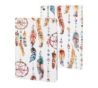 Indian Dream Catcher Crystal Feather Slim Case Compatible with iPad 10th 9th 8th 7th Generation 2022 2021 2020 2019 Protective Cover Stand
