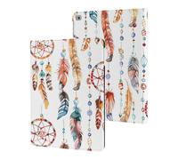 Indian Dream Catcher Crystal Feather Slim Case Compatible with iPad 10th 9th 8th 7th Generation 2022 2021 2020 2019 Protective Cover Stand