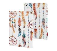 Indian Dream Catcher Crystal Feather Slim Case Compatible with iPad 10th 9th 8th 7th Generation 2022 2021 2020 2019 Protective Cover Stand
