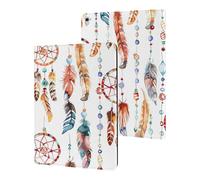 Indian Dream Catcher Crystal Feather Slim Case Compatible with iPad 10th 9th 8th 7th Generation 2022 2021 2020 2019 Protective Cover Stand