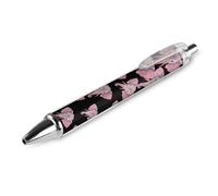 Indian Elephant Retractable Ballpoint Pens 0.5mm Fine Black Ink Smooth Writing Rollerball Pen Office Gift