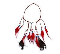 Indian Feather Beads Hairband Beach Holiday Photography Boho Hippie Headdress Headpiece Stylish