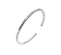 Indian Feather Star Moon Totem Bangle Bracelets in Thai Silver Colour, Adjustable Size for Women and Girls