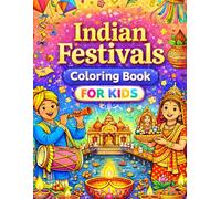 Indian Festivals Coloring Book for Kids