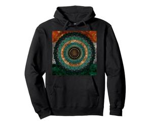 Indian Flag Mandala Ashoka Chakra Republic Day Pullover Hoodie