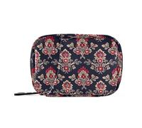 Indian Floral Daily Tablet Pill Organiser Weekly Pill Box 7 Day Travel Small for Medicine Vitamin Supplement