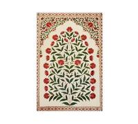 Indian Folk Floral Art Prints Indian Vintage Flower Print Painting Wall Art For Living Room Office Decor Aesthetic Wall Decor