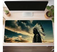 Indian Gaming Mouse Mat Black Large Mouse Pad 1000x400x3mm XXL Mousepad Desk Mat Improved Precision and Speed Rubber Base for Stable Grip on Smooth Surfaces Table Pad PjY12389 0-M