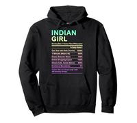 Indian Girl Proud Desi Roots Pullover Hoodie