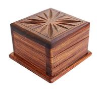 Indian Glance Magic Box - Secret Gift Box With Trick Opening - Storage Organiser for Women's Rings & Necklaces