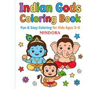 Indian Gods Coloring Book for Kids: Fun & Easy Hindu Gods Coloring Book for Ages 3-6