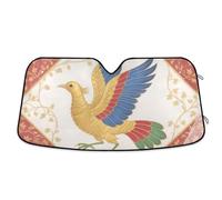 Indian Golden Bird car Sun Shade Windshield Foldable Reflector as seen on tv Products automaticas para Autos