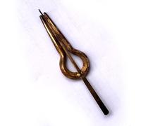 Indian Handmade Morchang tuned to A# Sharp Bass Scale jawharp with patina polish