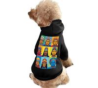 Indian Head Portraits Dog Hoodie Shirts Pet Clothes for Small Puppy Cat Costume L