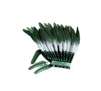 Indian Headdress Feather Headpiece Chief Hat Costume Accessories Artificial Feather Material Suitable for Men Women Masquerade Carnival Stage, green