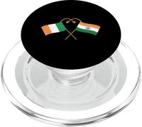 Indian Heritage India Ireland Flag Indian Flag PopSockets PopGrip for MagSafe