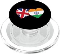 Indian heritage UK India British Flag Indian Flag PopSockets PopGrip for MagSafe