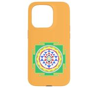 Indian Hindu Wedding Gift for Indians Sri Yantra Diagram Case for iPhone 15 Pro