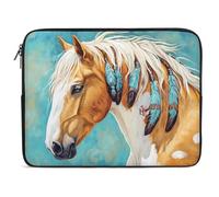 Indian Horse Trendy Laptop Sleeve for Unisex Adult Multi Size Computer Protective Bags Cases 13inch