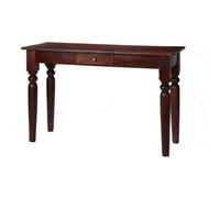 Indian Hub Jaipur Dark Mango Console Table - Solid Mango Wood - L45 x W122 x H76 cm in Brown Indian Hub Brown