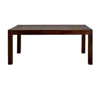 Indian Hub Toko Dark Mango Large Dining Table - Solid Mango Wood L90xW180xH76 cm in Brown Indian Hub Brown