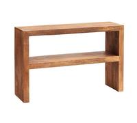 Indian Hub Toko Light Mango Console Table - Solid Mango Wood - L35 x W118 x H78cm in Brown Indian Hub Brown