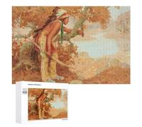 Indian Hunting Ducks Jigsaw Puzzle, 1000 PCS, Indoor Activity for The Home, An Absorbing Project for Relaxed Weekends, for Family Fun