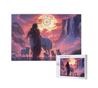 Indian Jigsaw Puzzles for Adults 5000, Wolf Puzzles for Adults Wooden, Funny/Difficult/Impossible/Challenging Decompression Games, As a Birthday and Holiday Decor Gift for Women and Men M-939