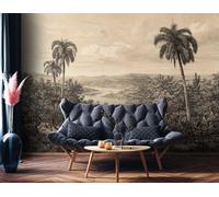 Indian Jungle wallpaper for living room 10x7 ft bedroom forest palms lounge wall