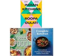 Indian Kitchens, Fresh & Easy Indian Street Food & Complete KetoFast 3 Books Collection Set