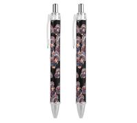 Indian Lady Cute Ballpoint Pen for Unisex 0.5mm Black Ink Fine Smooth Writing Ball Point Pens