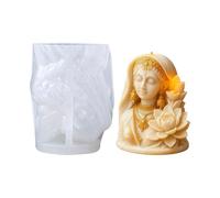 Indian Lady Statue Silicone Professional Silicone Molds for Making Soap Chocolate Holiday Decoration Cast