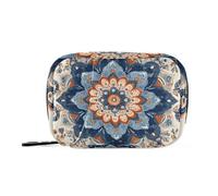 Indian Mandala Daily Tablet Pill Organiser Weekly Pill Box 7 Day Travel Small for Medicine Vitamin Supplement