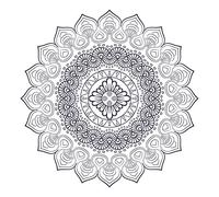 Indian Mandala Design Sticker | Laptop, Car, Fridge, Wall Art Decal