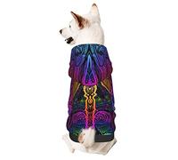Indian Mandalas Dragonfly Dog Hoodie,Soft and Warm Dog Hoodie,Small Dogs Coat Clothing Puppy Cat Hoodie-Xx-Large