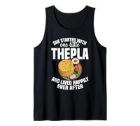 Indian Meal Professional Hindu Hinduism One Little Thepla Tank Top