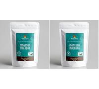 Indian Monsoon Malabar Strong Aged Coffee Beans 227g - Dark Roast - Strength 5 - Brown Bear India Coffee - For All Machines - Donation to Free The Bears (Pack of 2)