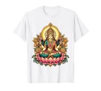 Indian Mythology Spiritual Religious Lakshmi Hindu Goddess T-Shirt