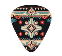 Indian nation embroidery Guitar paddles, bass guitar, electric guitar or Hawaii four strings (12 packs, thin, medium, heavy)