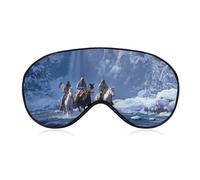 Indian Native USA Sleep Mask Lightweight Blindfold Eye Mask with Adjustable Strap for Men Women
