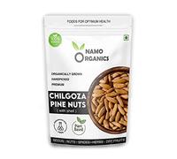 Indian Natural Grocery Nam Organics - Lebanon Chilgoza Pine Nuts With Shell - 100 Gm - Jumbo Chilgoza Seeds - Exotic Dry Fruits