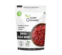 Indian Natural Grocery Nam Organics - Organic Dried Goji berries Without Sugar - 400 Gm Pouch - Unsweetened Dry Fruits Goji berry By Indian Natural Grocery Nam Organics