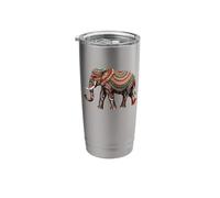 Indian Ornate Elephant Elephants Stainless Steel Insulated Tumbler