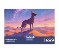 Indian Pariah Dog 1000 Piece Jigsaw Puzzle Educational Games Creative Pet Dog Jigsaw Puzzles Beautiful Decoration Puzzle for Travel Gifts,Present 38x26cm/1000pcs