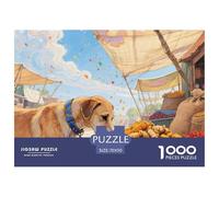 Indian Pariah Dog 1000 Piece Jigsaw Puzzle Educational Games Creative Pet Dog Jigsaw Puzzles Stress Reliever for Adults And Kids 70x50cm/1000pcs
